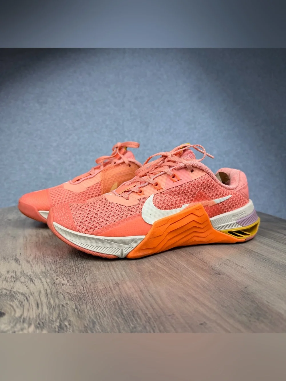 Womens Nike Metcon 7 Crimson Bliss Orange Pink Sail CZ8280-600 Size 6.5